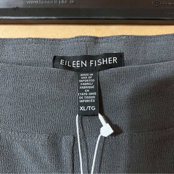 Eileen Fisher | NWT Washable Stretch Crepe Pants High Rise Pull-On Ash Size XL - Picture 2 of 11